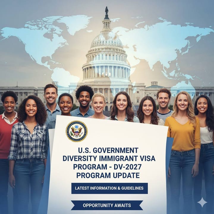 The U.S. Government Just Released an Update on the Diversity Visa (DV) Lottery Program for this Year, DV-2027.